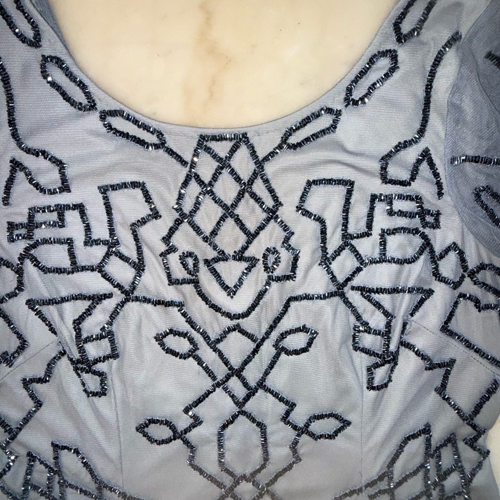 Adrianna Papell Abstract Motif Sheath Dress - Picture 6 of 15